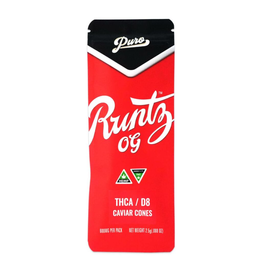 PURO THCA/D8 CAVIAR JOINTS 12 Pack Box